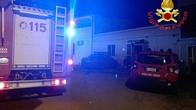 Bomba esplode in cortile casa Nuorese Bomba esplode in cortile casa Nuorese