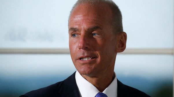 Boeing CEO says hopeful U.S.-China on course to resolve trade dispute Boeing CEO says hopeful U.S.-China on course to resolve trade dispute