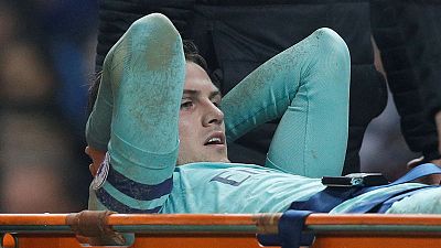 Arsenal's Holding faces lengthy spell out with ligament injury