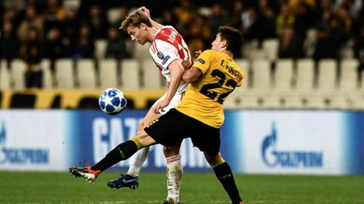 Pays-Bas: la pépite de l'Ajax De Jong vers le PSG pour 75M EUR (presse)