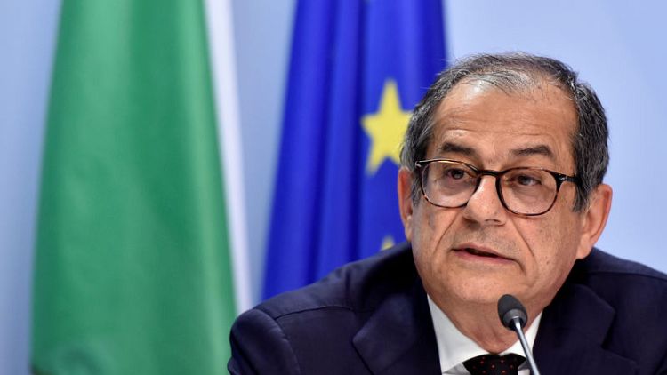 Italy's economy minister denies resignation reports