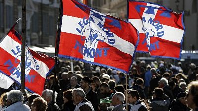 Lega: folla in piazza del popolo Lega: folla in piazza del popolo