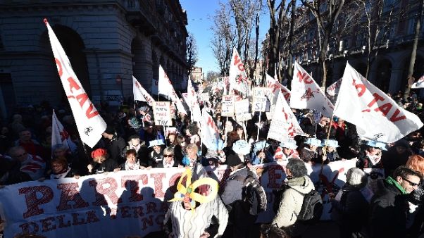 Corteo a Torino,è giorno orgoglio No Tav Corteo a Torino,è giorno orgoglio No Tav