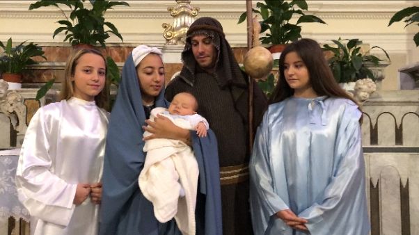 Pronto il presepe vivente di Rivisondoli Pronto il presepe vivente di Rivisondoli
