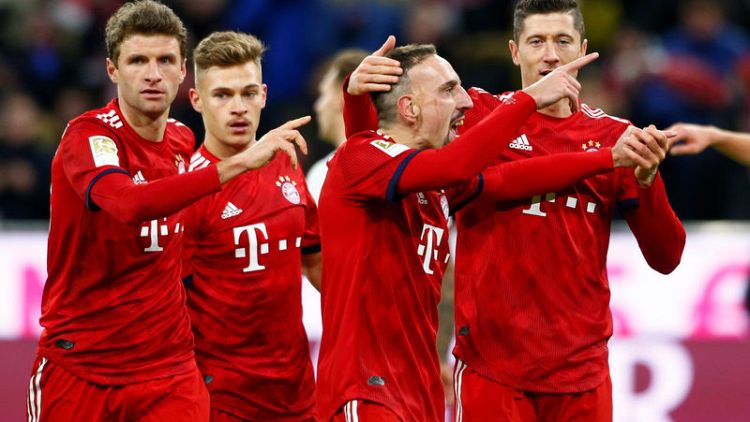 Bayern cruise past Nuremberg 3-0 to continue rise