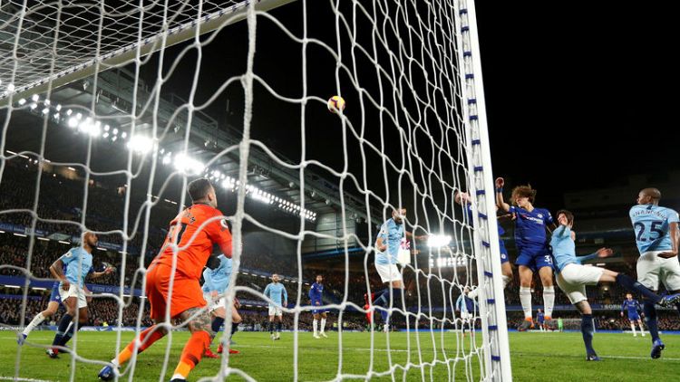 Chelsea end Man City's unbeaten run with 2-0 win