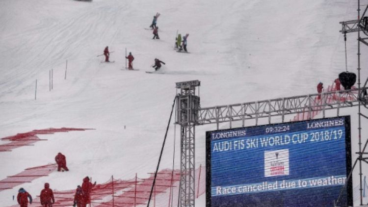 Ski alpin: le slalom de Val d'Isère annulé à cause du vent