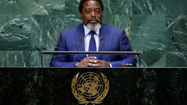Congo's outgoing president Kabila doesn't rule out running again in 2023