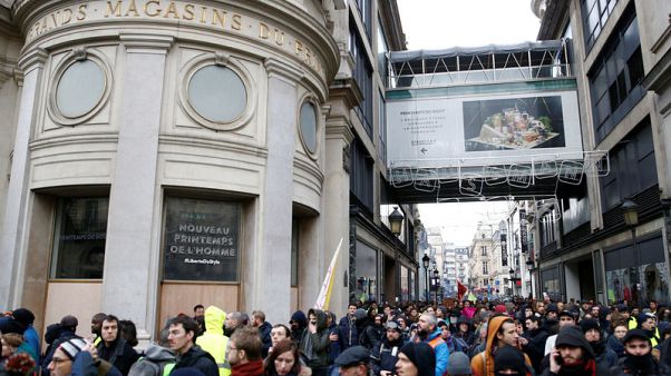 French 'yellow vest' protests curb Printemps sales by 25-30 percent French 'yellow vest' protests curb Printemps sales by 25-30 percent