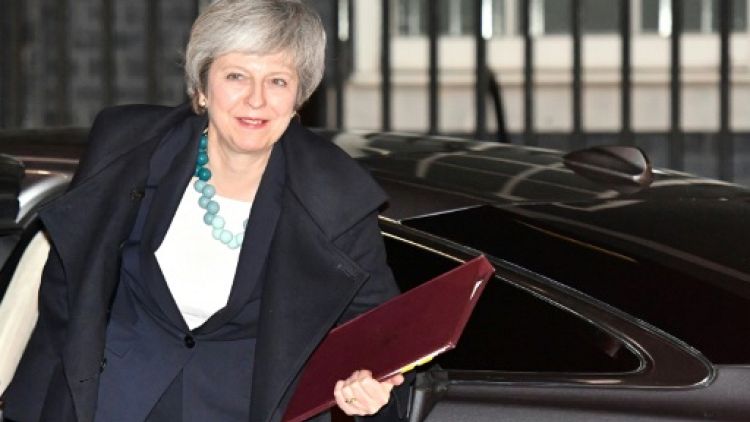 La Première ministre britannique Theresa May à Londres le 10 décembre 2018