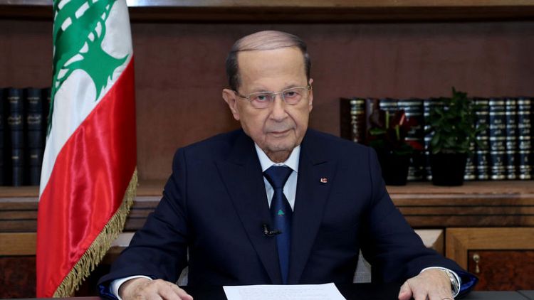 Lebanon's Aoun intervenes to help form government, avoid "catastrophe"