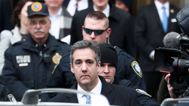 Trump ex-lawyer Cohen sentenced to 3 years prison on campaign charge