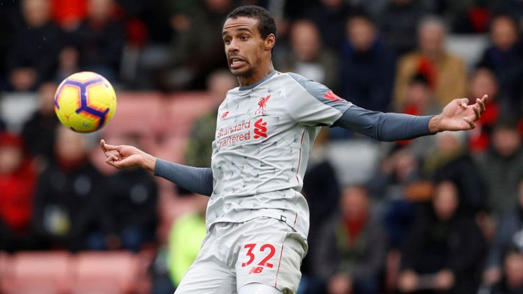Liverpool's Matip out for up to six weeks with broken collarbone