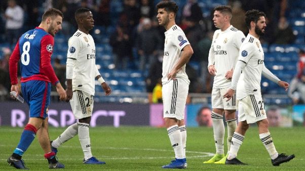 Champions: Real Madrid-Cska Mosca 0-3 Champions: Real Madrid-Cska Mosca 0-3