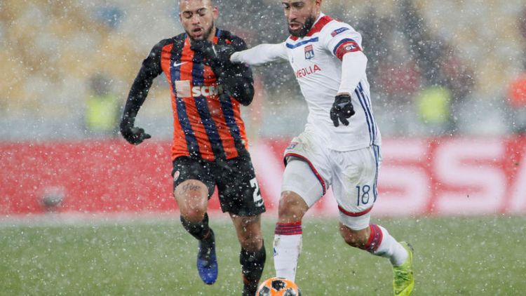 Lyon draw 1-1 with Shakhtar to reach last 16