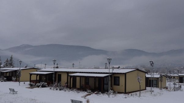 Torna neve su aree Umbria colpite sisma Torna neve su aree Umbria colpite sisma