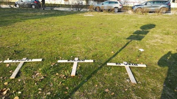 Tre croci con nomi dirigenti Bologna Tre croci con nomi dirigenti Bologna