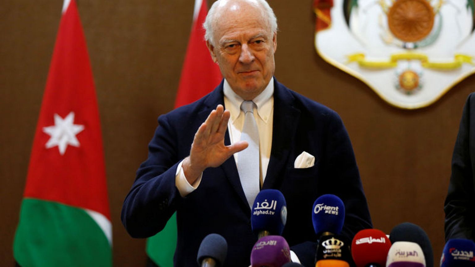 Iran, Russia, Turkey to meet U.N. envoy next week on Syria - statement