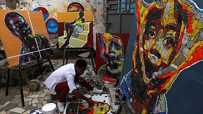 Ivory Coast painter gives new life to e-waste Ivory Coast painter gives new life to e-waste