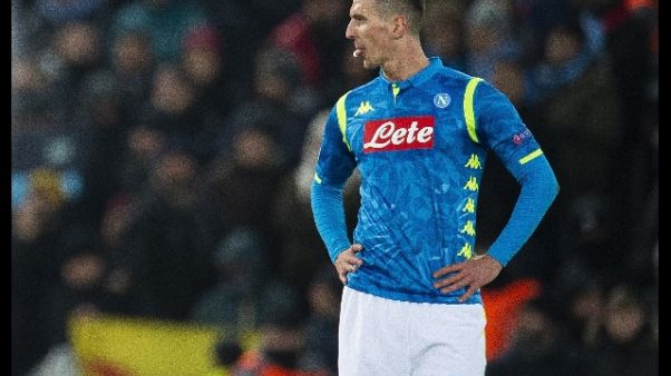 Napoli: Ancelotti 'Milik sta bene' Napoli: Ancelotti 'Milik sta bene'