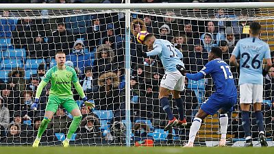 City back on top as Jesus double sinks Everton