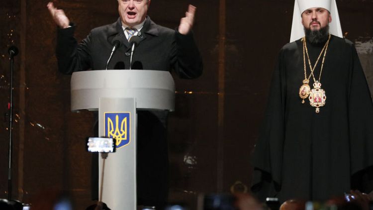 Ukraine's President names leader of new church in split from Russia