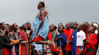 Kenyan warriors hunt cash not lions in Maasai Olympics