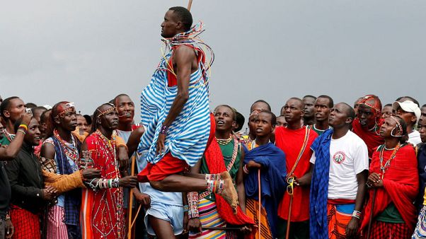 Kenyan warriors hunt cash not lions in Maasai Olympics Kenyan warriors hunt cash not lions in Maasai Olympics