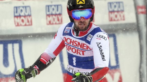 Sci: Cdm,Hirscher in testa in Alta Badia Sci: Cdm,Hirscher in testa in Alta Badia