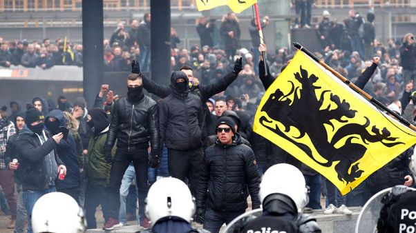 Thousands march in Brussels against U.N. migration pact Thousands march in Brussels against U.N. migration pact