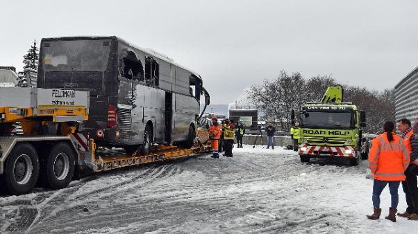 Incidente bus, vittima donna lombarda Incidente bus, vittima donna lombarda