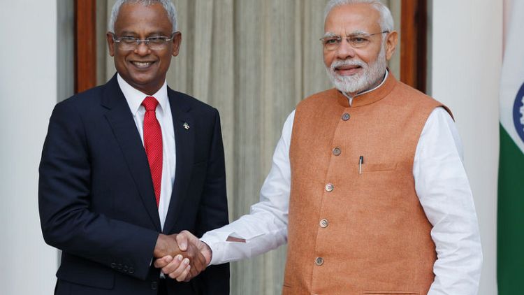 India's Modi announces $1.4 billion financial aid to Maldives