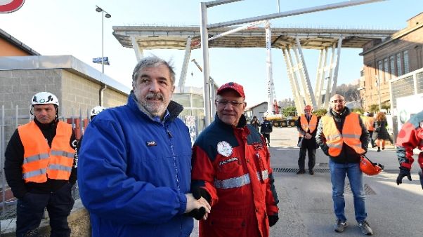 Bucci, squadra per ricostruzione ponte Bucci, squadra per ricostruzione ponte