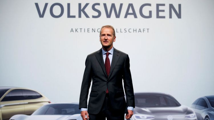 Volkswagen to review investment plans to meet new EU CO2 targets - CEO