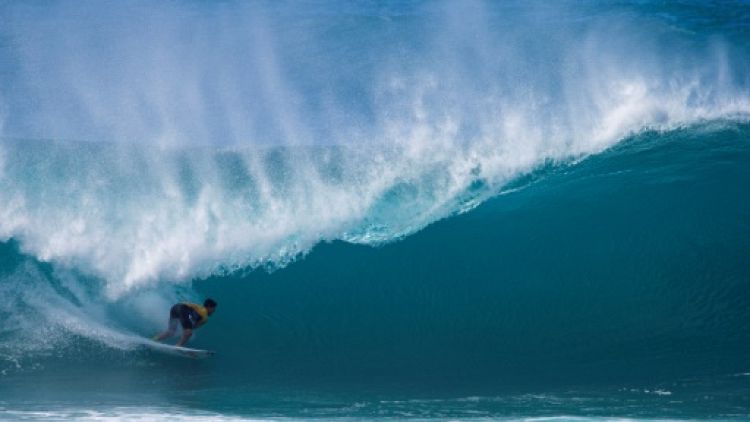 Le surfeur brésilien Gabriel Medina, à Hawaï le 17 décembre 2018