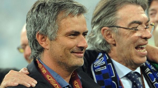Moratti, sarò sempre vicino a Mourinho Moratti, sarò sempre vicino a Mourinho