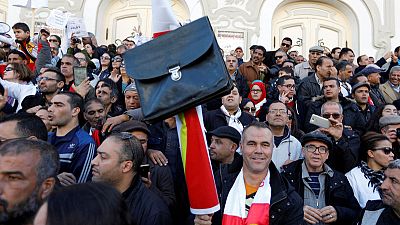 Tunisian teachers march for better wages and conditions