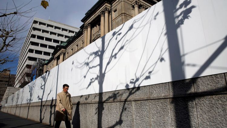 BOJ to keep policy steady as global risks, sliding yields put it in bind