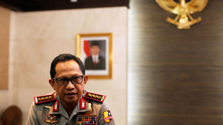Indonesia uses tougher anti-terror law to detain suspects for holidays