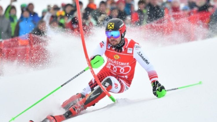 Ski: Hirscher en tête après la 1re manchedu slalom de Saalbach