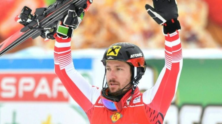 Ski: l'Autrichien Marcel Hirscher remporte le slalom de Saalbach