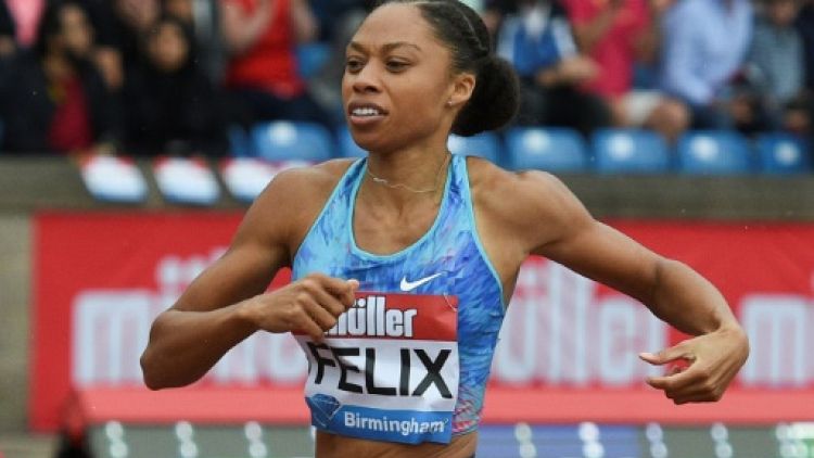 Athlétisme: la championne olympique Allyson Felix maman après une césarienne