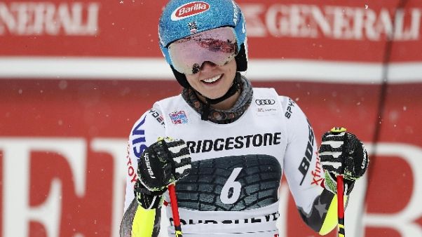 Sci: Shiffrin guida slalom Courchevel Sci: Shiffrin guida slalom Courchevel