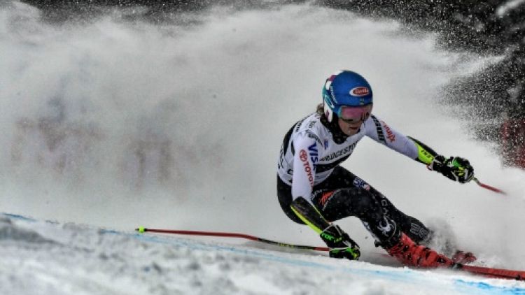 Ski: Shiffrin en tête du slalom de Courchevel après la 1re manche