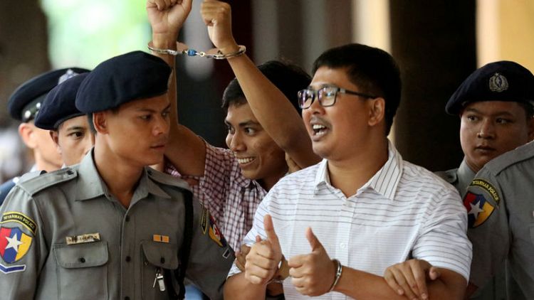 Myanmar court due to hear appeal in case of jailed Reuters reporters