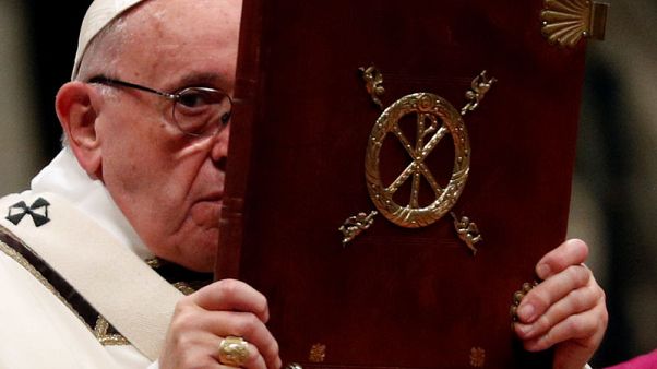 Remember the poor and shun materialism, pope says on Christmas Eve Remember the poor and shun materialism, pope says on Christmas Eve