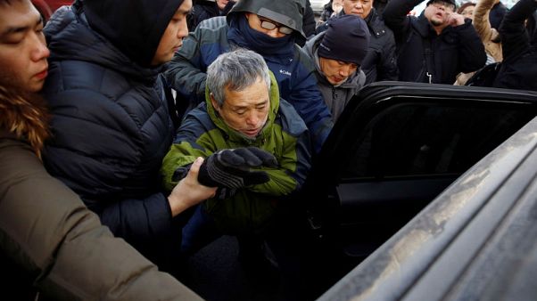 China court locked down for trial of prominent rights lawyer China court locked down for trial of prominent rights lawyer
