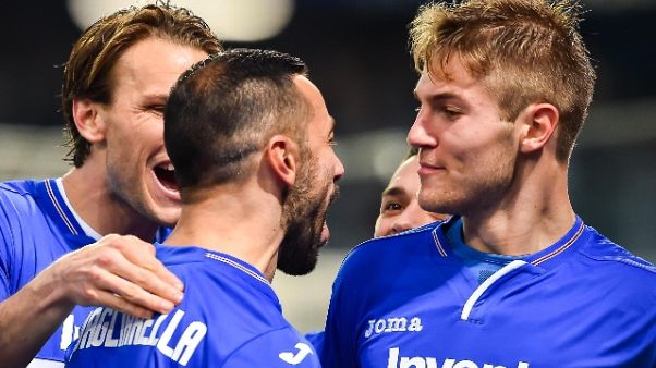Giampaolo "brava Samp, non era facile" Giampaolo "brava Samp, non era facile"