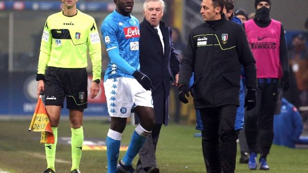 Ancelotti,chiesto 3 volte stop per 'buu' Ancelotti,chiesto 3 volte stop per 'buu'