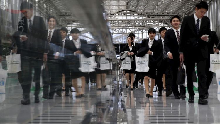 In Japan, a scramble for new workers disrupts traditional hiring